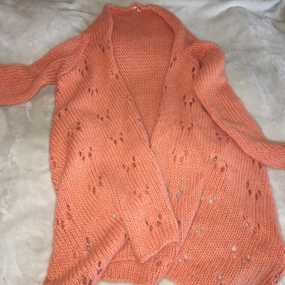 Anthropologie Sweaters - Anthropologie Coral Knit Cardigan